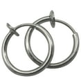 thumbnail image 4 of Evelots Clip On Hoop Earring-Ear/Lip/Nose-Spring Loaded-8 pair (4 Silver/4 Gold), 4 of 5