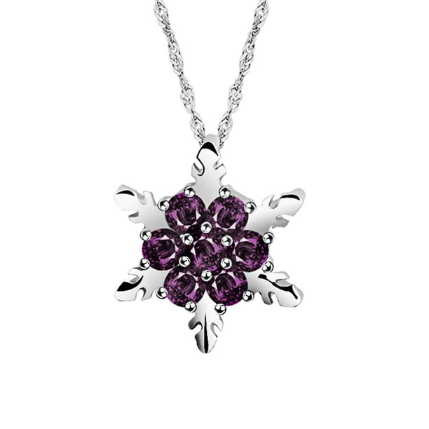 Xihbxyly Collar de Copo de Nieve, Elegante Cadena de Clavícula de Aleación, Elegante Accesorio de Moda Invernal, Regalo Perfecto para Fiestas, Decoración para El Hogar, Ropa Navideña de Moda, Diseño