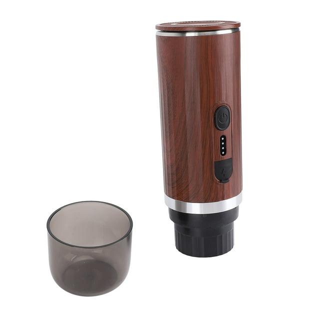 Cafetière Portable, Cafetière de Voyage en Acier Inoxydable 304, Extraction 20 Bars, Auto-Chauffante Sans Fil pour Extérieur