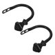 thumbnail image 1 of unbranded 2Ud Cortineros De Pared En Metal Negro Con Estilo Moderno Para Pesadas, 1 of 8