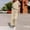 Khaki, variant on European And Autumn New Loose Solid Color Casual Suit Textured Drawstring Sports Two Piece Suit For Women Ski Pants Bibs Wedding Guest Jumpsuit for Women Wedding Guest Dresses for Women Tuxedo Pant