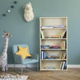 thumbnail image 3 of RRI Goods 5 Shelf Bookcase, Wooden Bookshelf & Storage Organizer, 3 of 9
