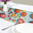 thumbnail image 4 of Yayeee Table Runner 70 inches Long Home Kitchen Dinning Party Decoration, Yellow Tomatoes, 4 of 7