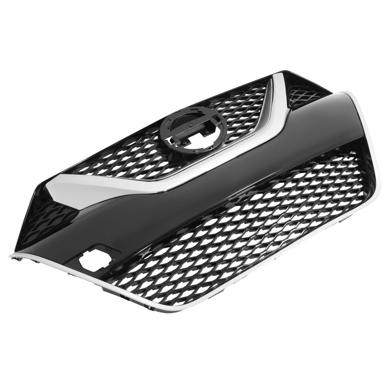 CCPAO Front Chrome Black Bumper Grille Grill Compatible with Nissan Maxima 2016-2018 NI1200284