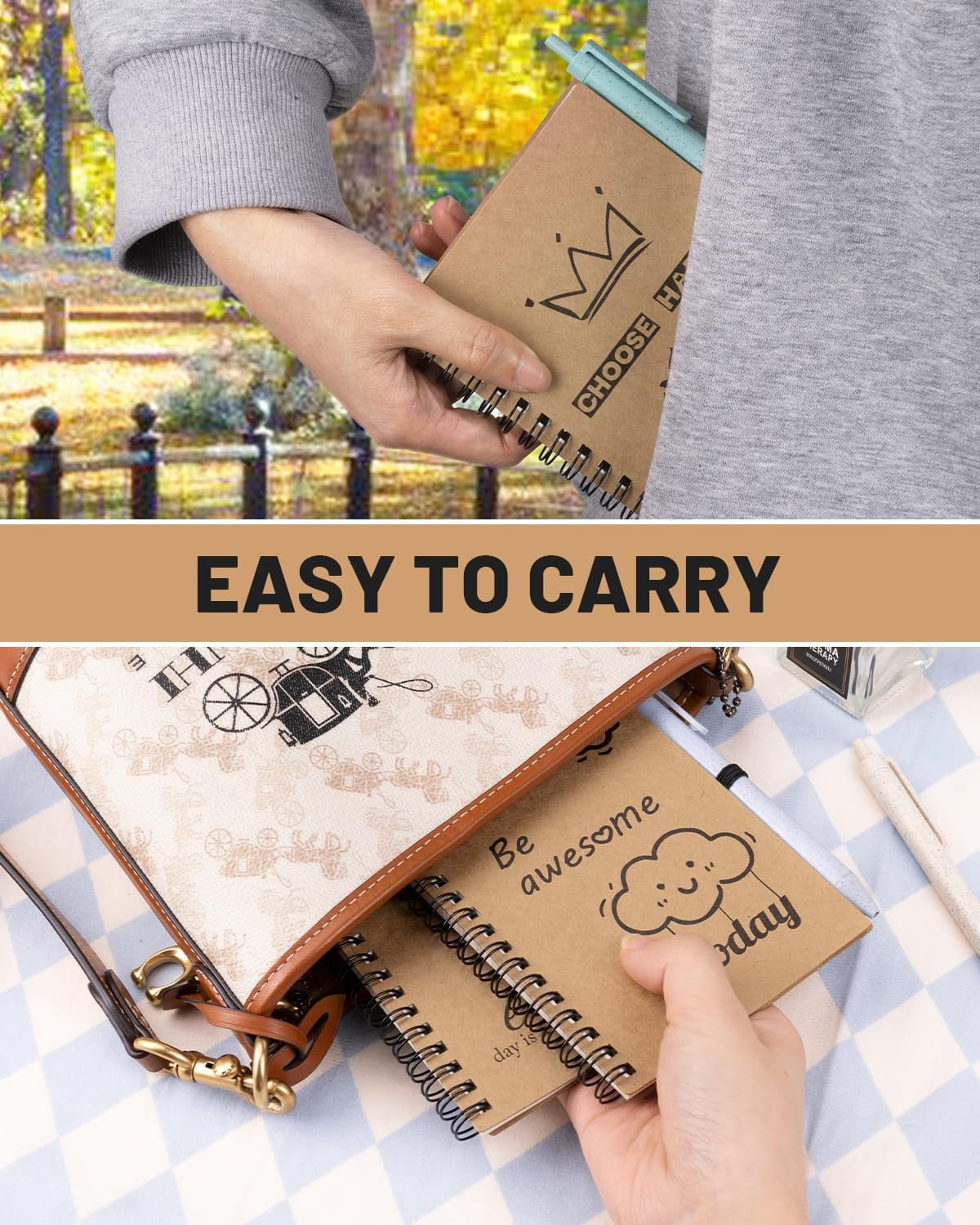 16 Set Inspirational Journals Bulk  4"x5.5" Small Spiral Notebooks With Pens Motivational Office School Supplies Gifts For Coworkers Employees Students