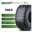 thumbnail image 2 of One 15X6-6 Lawn Mower Tractor Cart Turf Tire 4 Ply 15x6-6 -13114, 2 of 5