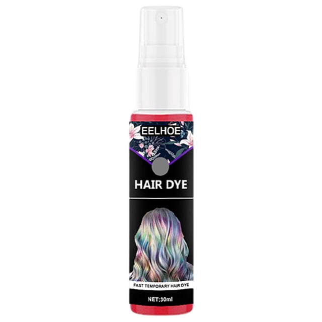 Tinte para el cabello, no dañino, , vívido, desechable, lavable, para , espray de color temporal para el cabello, para el día niño, Ha rojo
