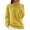Yellow, variant on Lenpel Sweaters for Women Casual Crew Neck Long Sleeve Solid Cable Knit Pullover Tops Fall Winter Clothes