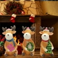 thumbnail image 6 of Michellecmm Christmas Reindeer Table Decoration Cute Resin Elk Deer Figurine Desk Statues Centerpieces for Home Countertop Decor, 6 of 10