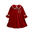 thumbnail image 3 of Conjunto de pijamas navideños de terciopelo personalizado para niños y niñas, DIY, añade tu imagen de texto, camisetas de manga larga y pantalones, ropa de dormir para niños pequeños, 3 of 4