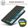 thumbnail image 6 of LC.IMEEKE Leather For Samsung Galaxy S20 5G Case, Flip Wallet Leather Case with Card Holder Magnetic Closure Shockproof Kickstand Protective Phone Cases Cover For Samsung Galaxy S20 5G,Black, 6 of 10