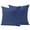Navy Blue, variant on 2 Pack Outdoor Waterproof Throw Pillow Covers,Sky Blue Solid Color Decorative Square Pillow Case Patio Pillowcases for Chair Couch Sofa 16x16in