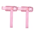 thumbnail image 2 of Colaxi 2 Pieces Weightlifting Wrist Straps with Double D Rings for Gym Bodybuilding Pink, 2 of 5