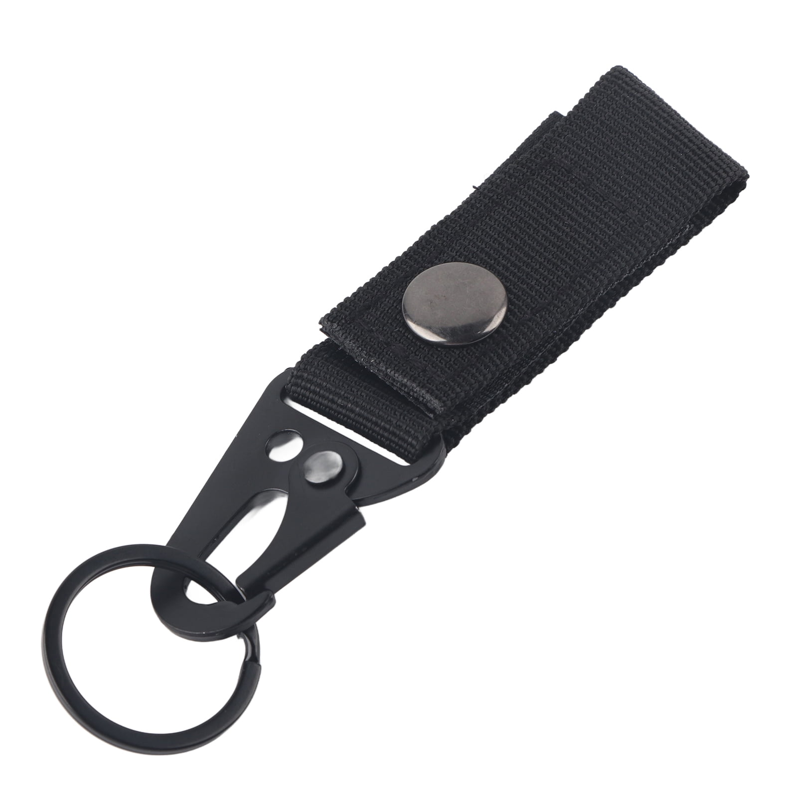 Tactical Hanging Belt Buckle Molle Carabiner KeyHook Outdoor Nylon Strap Clip 