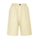 thumbnail image 5 of Puntoco pantalones cortos de verano para mujer, moda 2024, pantalones cortos medio para mujer, pantalones de verano con cintura elástica y botones, pantalones informales de lino con bolsillos, 5 of 7