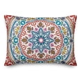 thumbnail image 2 of Creative Products Colorful Blue Red Medallion 14x20 Indoor / Outdoor Pillow, 2 of 3
