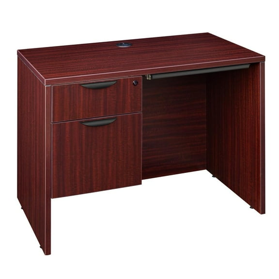 Regency Legacy 42" Single Pedestal Desk with Pencil Drawer- Mahogany