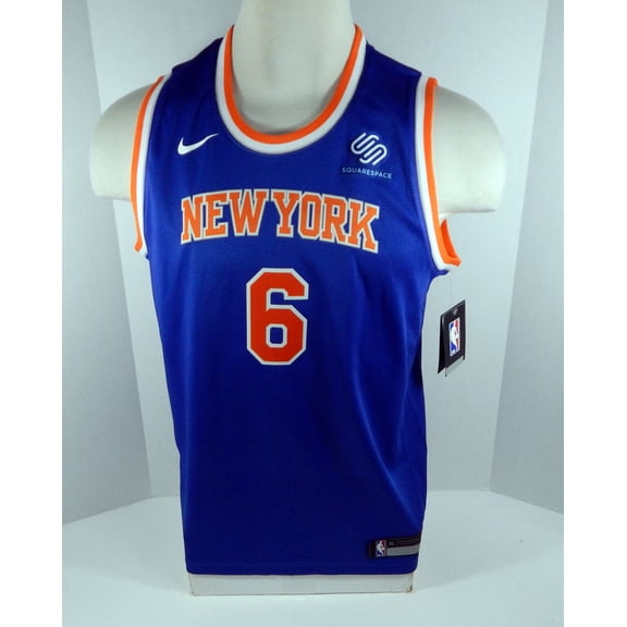 Youth New York Knicks Kristaps Porzingis #6 Blue Jersey Swingman XL Nike