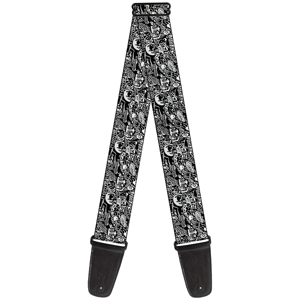 Buckle-Down Guitar Strap, Comic Nightmare, 2 Inches Wide