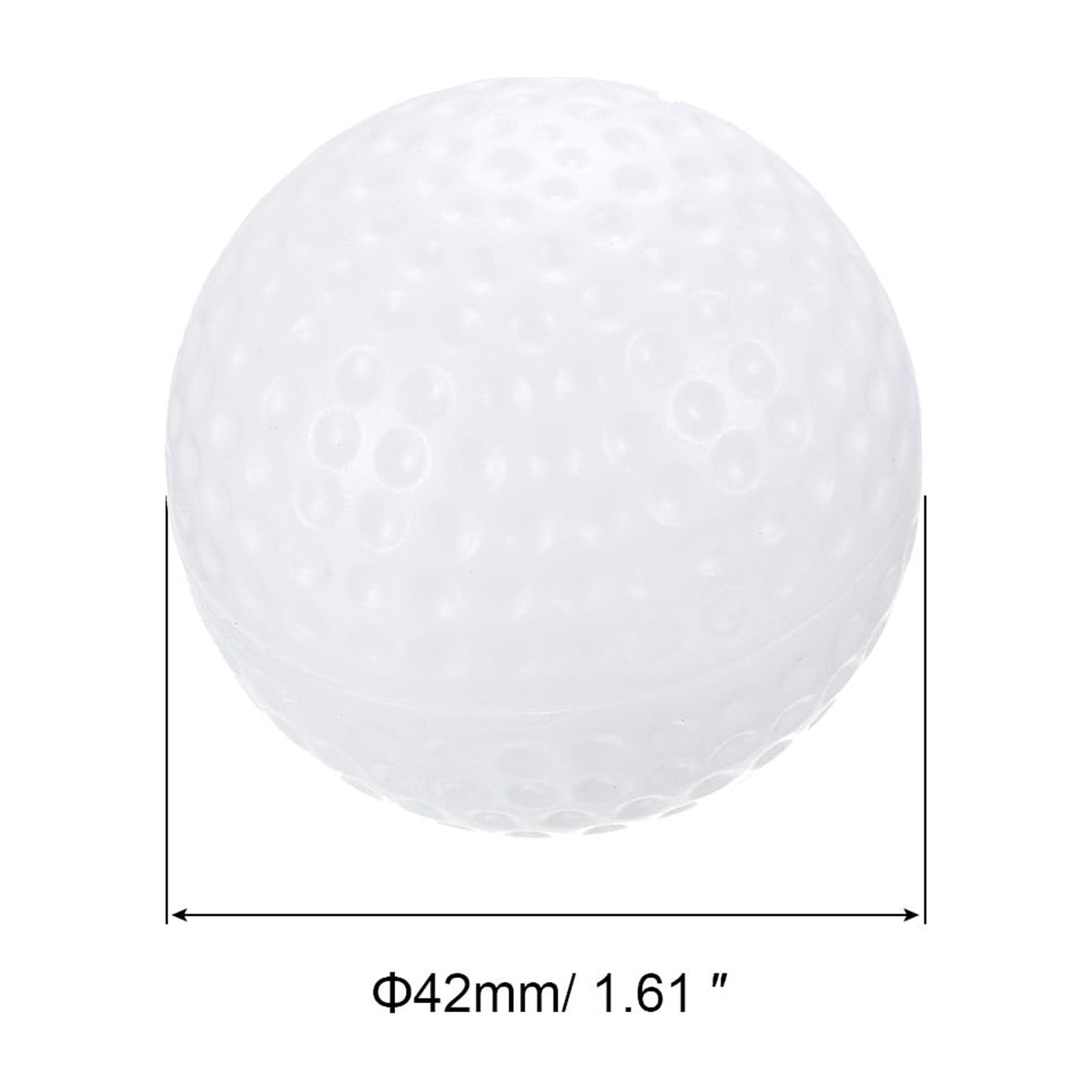 Unique Bargains Hollow Swing Training Golf Practice Ball for Indoor Swing Practice White