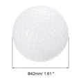 thumbnail image 2 of Uxcell Plastic 41mm Hollow Swing Training Golf Practice Ball White 16 Pcs, 2 of 5