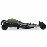Jeep TurboGlyde Plus Stroller by Delta Children - Lightweight Travel Stroller Only Weighs 13.7 Pounds, Olive Green