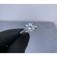 thumbnail image 4 of 2.5CT Cushion Cut Moissanite Ring D Color VVS1 Clarity Womens Engagement Rings 925 Sterling Silver Diamond Rings for Women Size 5-9, 4 of 8