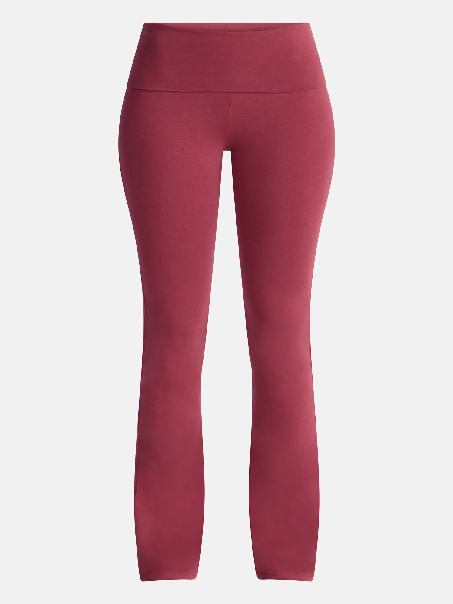 No Boundaries Flare Pants with Foldover Waistband, 32'' Inseam, Women's and Women's Plus XS-XXL