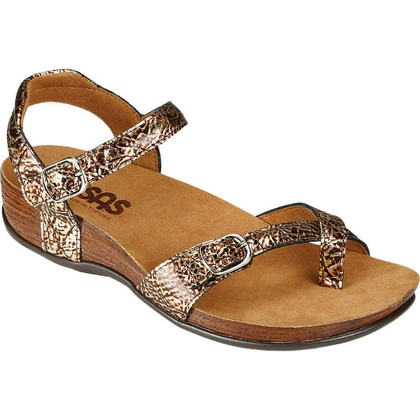 SAS Women's SAS Pampa Toe Loop Sandal Fantasia Leather 10.5 W