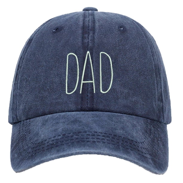 DAD MOM Letters Embroidery Baseball Cap 100% Cotton Washed Fisherman's Hat Fashion Couple Snapback Men Trucker Hats Hip-hop Caps Gao Jinjia LED