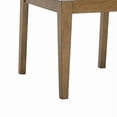 thumbnail image 5 of Wooden Dining Chairs Dafne Set of 2 Walnut Oak Dining Side Chairs with Light Gray Fabric,Dining Chairs, 5 of 5