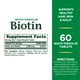 thumbnail image 2 of Suplemento de Biotina Nature's Bounty 5000 mcg para Cabello Piel y Uñas 60 g, 2 of 4