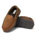 thumbnail image 3 of Dearfoams Men's Keaton Microsuede Moccasin House Shoe Slipper, 3 of 6
