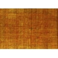 thumbnail image 1 of Ahgly Company Machine Washable Indoor Rectangle Oriental Yellow Industrial Area Rugs, 2' x 3', 1 of 4