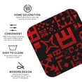 thumbnail image 3 of Lsque Geometry Dash Pattern 4" Drink Coasters Set of 6, Leather Absorbent Coasters, Table Coaster Set Decorative Coffee Cup Coasters Housewarming Gift, 3 of 7