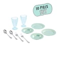 thumbnail image 2 of Little Tikes Sweet Spaces Dishware Set, Play Kitchen Cookware, Sea Foam, Ages 3+, 2 of 7