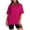 Hot Pink, variant on Zekutng 2 Piece Sets for Women Solid Loose Short Sleeve T-shirt Pullover Shorts Sets,Sizes S-3XL