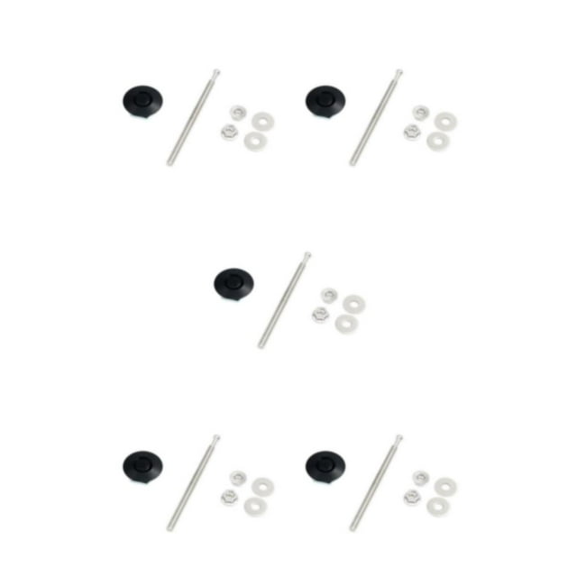 Wweixi Car Modification Sleek And Lightweight Hood Lock Various Styles Offered black DP17-32 5Set