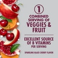 thumbnail image 6 of (6 pack) V8 +Energy Sparkling Black Cherry Juice Energy Drink, 11.5 fl oz Can, 24 Count (6 Packs of 4), 6 of 14