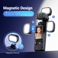thumbnail image 2 of Miniluz LED magnética JJC para DJI Osmo Pocket 3 Creator Combo, 3000 K/4500 K/6500 K, CRI 95+, brill, 2 of 8