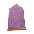 thumbnail image 4 of Flannel Prayer Rug Travel Mat Portable Worship Mat Irregular Blanket for Cafe Taro, 4 of 8