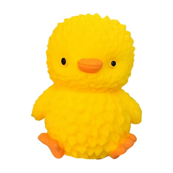 Tarmeek Cute Duck Squishies Toys, Rubber Fidget Squeeze Toys, Ultra-Soft Decompression Sensory Stress Relief Toys, Christmas Gifts for 3 4 5 Year Old Kids,Xmas Stocking Stuffers