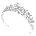 thumbnail image 1 of Corona de diamantes de imitación, corona de boda, corona de novia, tocado de boda, corona de novia para mujer, 1 of 8