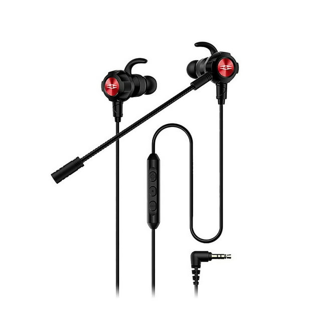 Casque de Jeu Intra-Auriculaire LIBERTY GAMER SPRINT 3.5mm Unité de Pilote Haute Résolution 10mm Design Double-Microphone Large Compatibilité