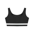 thumbnail image 5 of Yanarno Kids Girls Cami Crop Top Sleeveless Training Bra Sports Vest Sportswear Underwear Black 6, 5 of 6