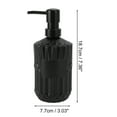 thumbnail image 4 of Unique Bargains 1 Pc Classic Cylindrical Soap Pump Dispenser for Bathroom 450ml Black, 4 of 6