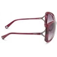 thumbnail image 2 of Living Health Products AZ-154-TRSOLIVIAPLM 57 mm True Religion Sunglasses Olivia Oversized Sunglasses, Plum, 2 of 6