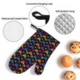thumbnail image 3 of Fotbe Rainbow Butterfly for 4Pcs Oven Mitts and Pot Holders, 500℉ Heat Resistant Oven Mitts , Non-Slip Silicone Surface Safe for Baking, Cooking, BBQ, 3 of 6