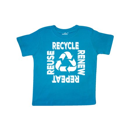 

Inktastic Recycle Renew Reuse Repeat Earth Day Gift Toddler Boy or Toddler Girl T-Shirt