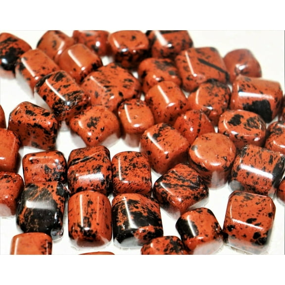 1kg / 2.2lbs Gemstone Tumbled Pebbles Stones Red Mahogany Obsidian Crystal Quartz Healing Energy